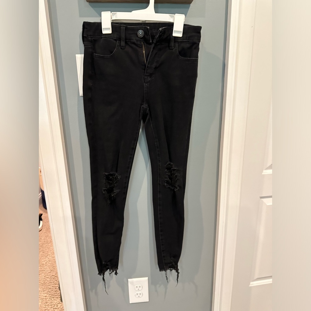 american eagle black jeans